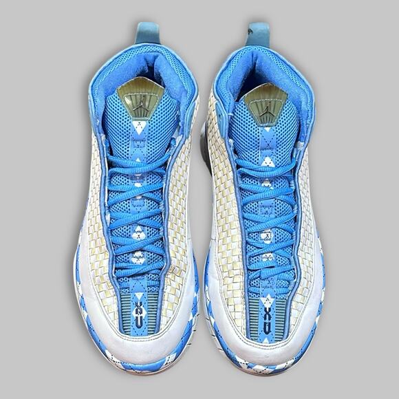 Air Jordan XX3 UNC Argyle White/Carolina Blue Men’s Sneakers - Size 8.5 - Picture 3 of 7